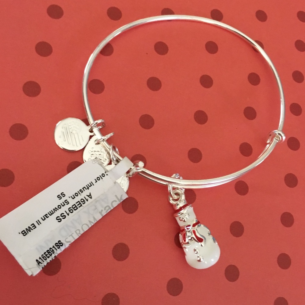 Alex and Ani snowman bracelet.